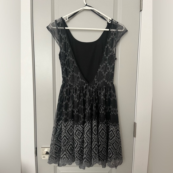 Urban Outfitters Pins and Needles Low Back Metallic Dress - Picture 8 of 9